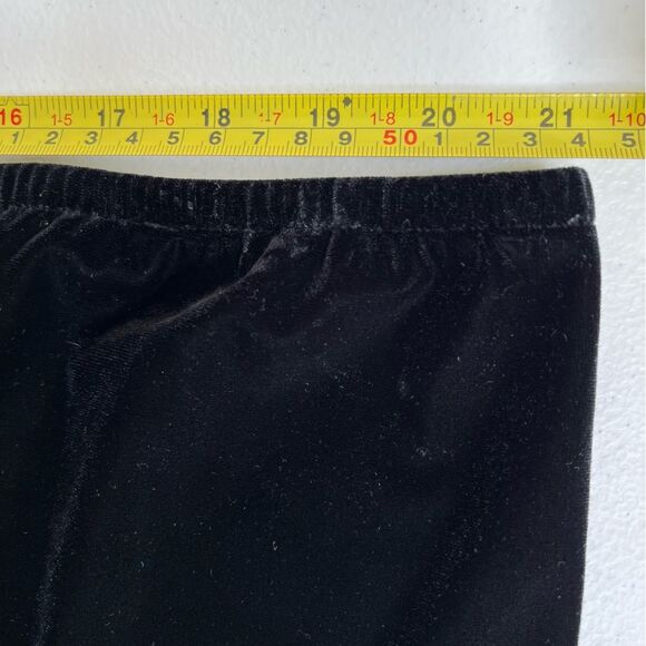 MSK Black Stretch Velvet Velour Elastic Waist Straight Leg Pants Womens Size XL - Picture 9 of 13